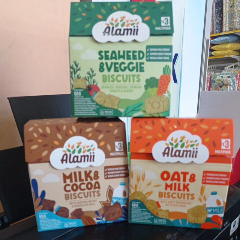 

Alamii Multigrain bisciuts 60gr