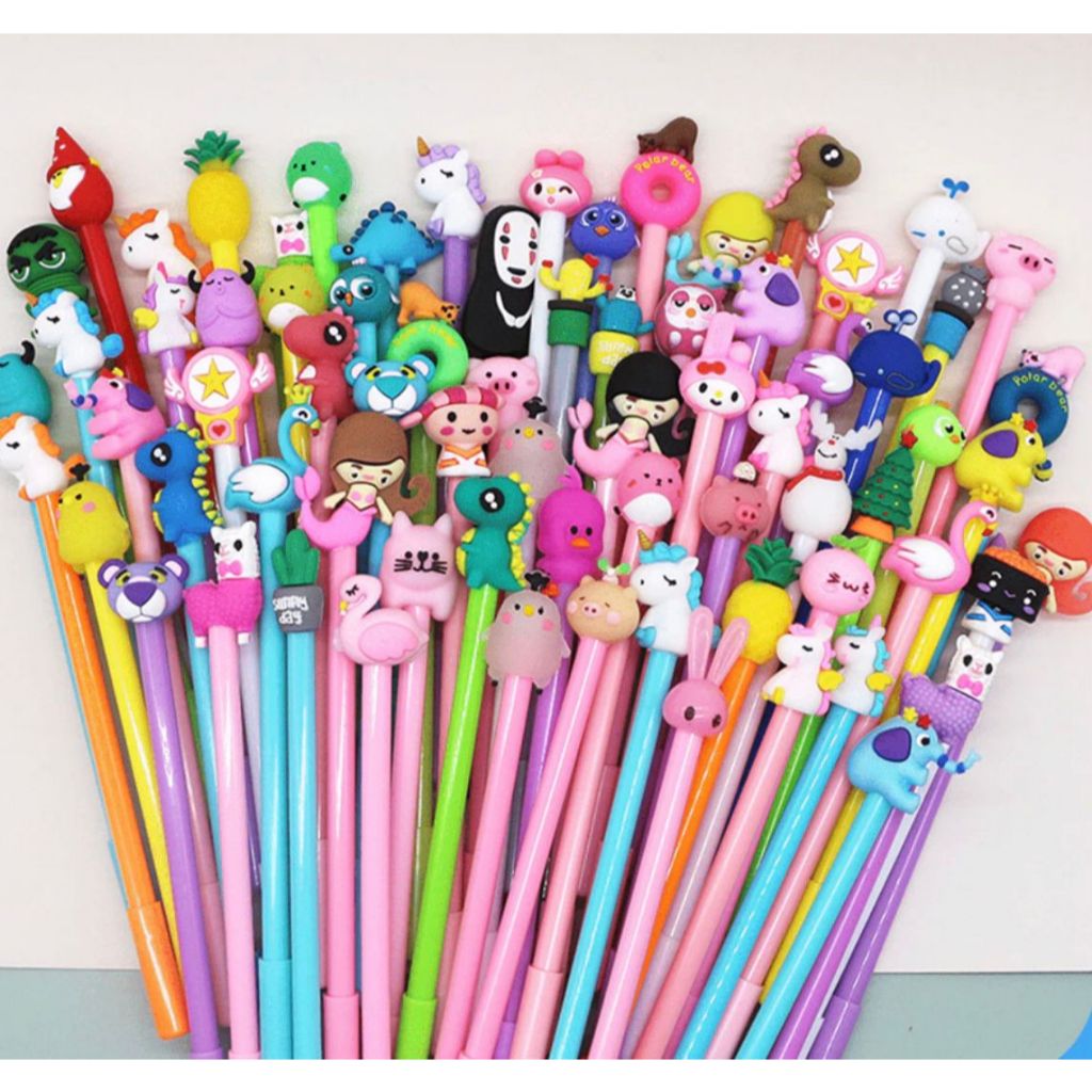 

PULPEN GEL KARAKTER RANDOM LUCU TERMURAH FLASH SALE CUCI GUDANG GEL PEN KARAKTER LUCU