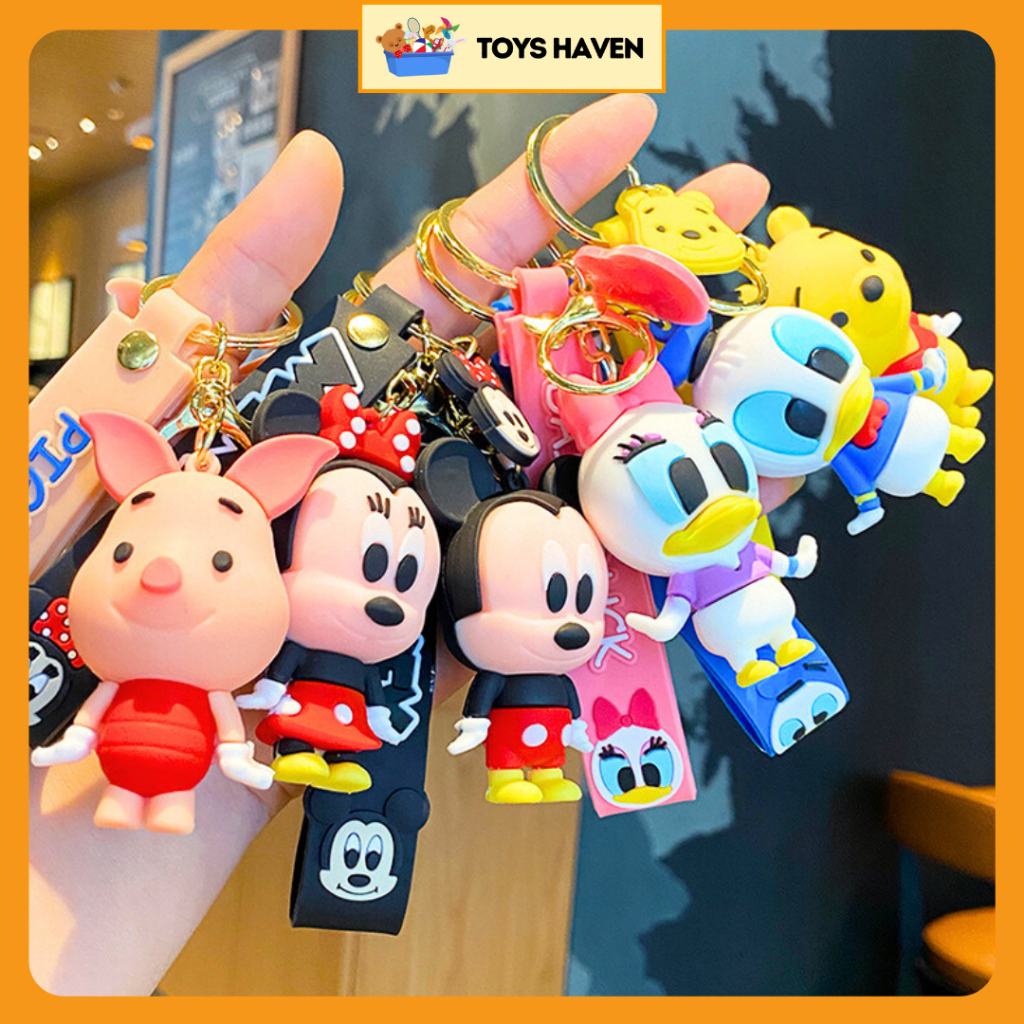 Gantungan Kunci Karakter Disney Kartun Lucu untuk Gantungan Tas Sekolah Tas Ransel Tas Anak