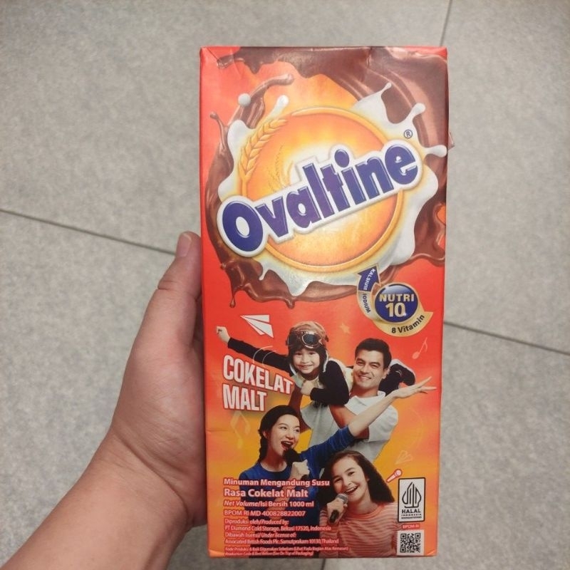 

OVALTINE MINUMAN MENGANDUNG SUSU RASA COKELAT MALT 1L