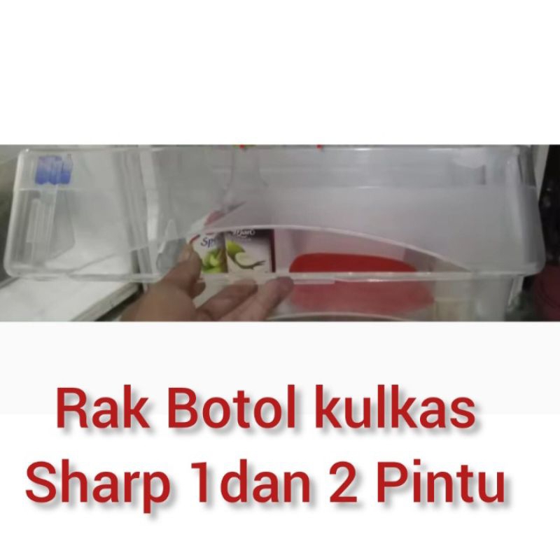 RAK BOTOL KULKAS  SHARP.1 DAN 2 PINTU SECOND ORIGINAL