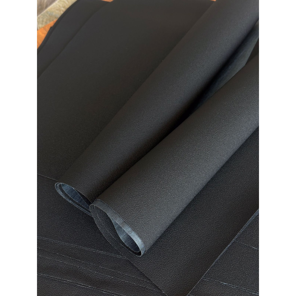 kain kulit jok motor lembaran polos amplas hitam Kulit jok polos sarung Jok Motor Amplas / pasir Fiz