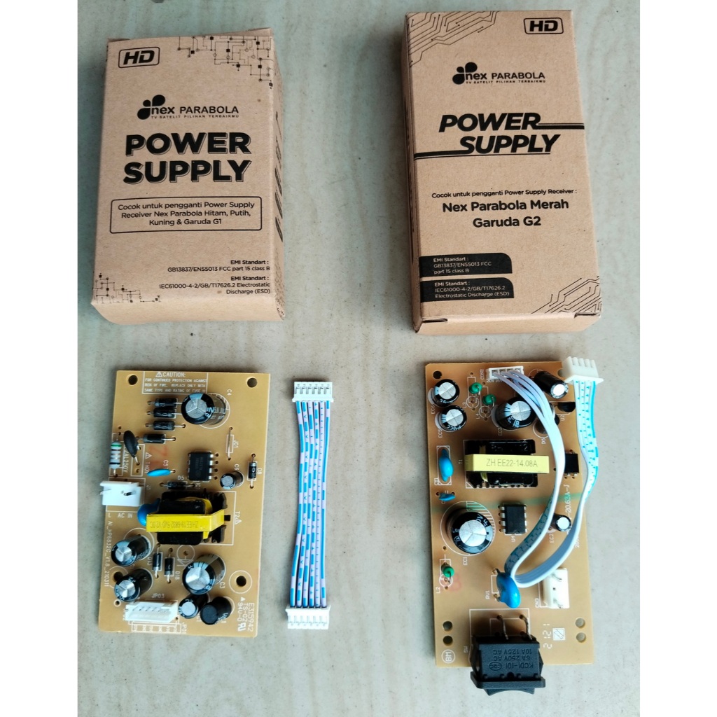 Power Supply untuk Receiver NexParabola Kuning/ NexParabola G1/Nex Putih /Nex Hitam/Nex Merah G/ G2