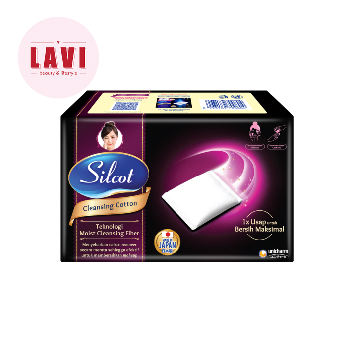 Silcot Cleansing Cotton 82 - Kapas Kecantikan Unicharm / Kapas Wajah / Kapas Pembersih Make Up Micel