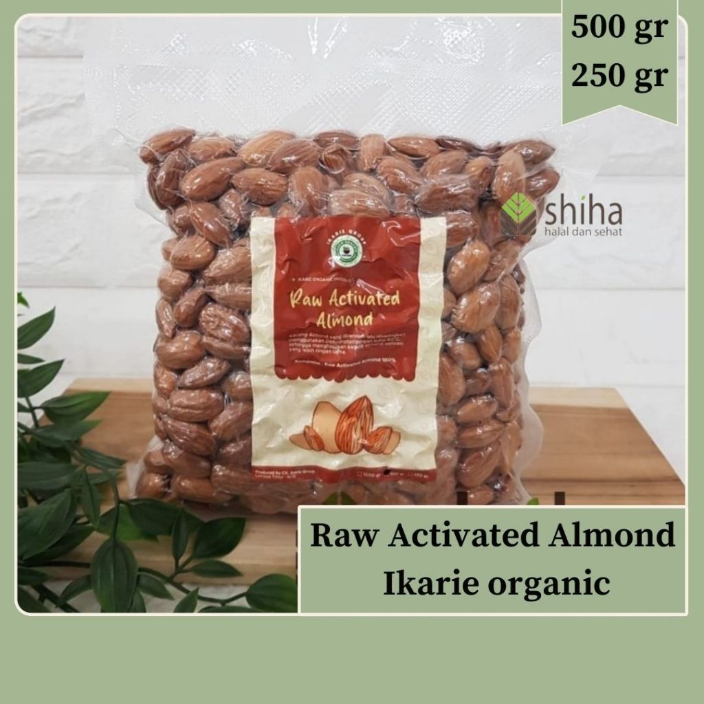 

Raw Activated Almond (Almond Mentah Aktivasi) 250gr Ikarie Organic