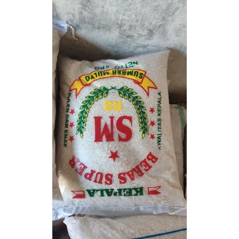 

BERAS SM C4 SUPER BERAS ORIGINAL BERAS SUPER ISTIMEWA BERAS 5 KG SM MURAH BERAS PREMIUM