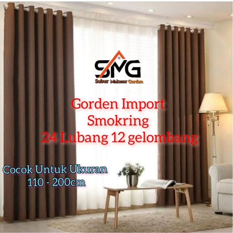 Gorden Import Gorden Tebal Gorden blackout Cantolan Smokring