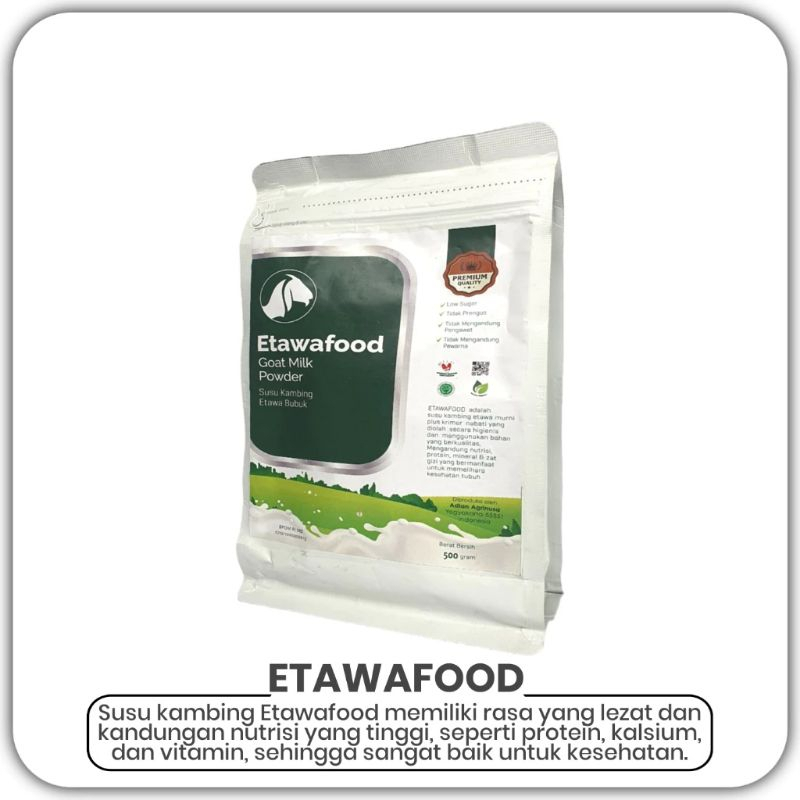 

Etawafood susu kambing bubuk etawafood 1kg murah bisa cod