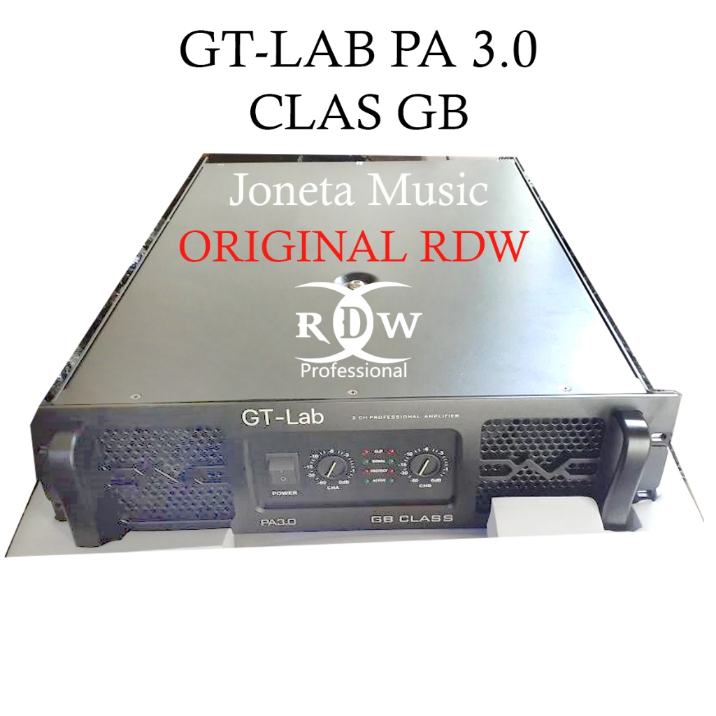 Power Amplifier GT Lab RDW PA 3.0 / PA3.0 - 2 channel