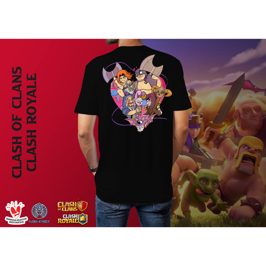 Kaos Baju Clash of Clans Clash Royale The Wizard