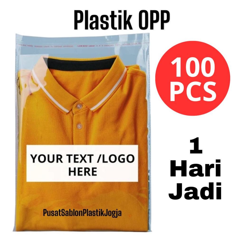 

(100 pcs) Sablon Plastik OPP Tebal 40mic 20x30, 25x35, 28x35, 30x40 cm. 1 Hari jadi bergaransi