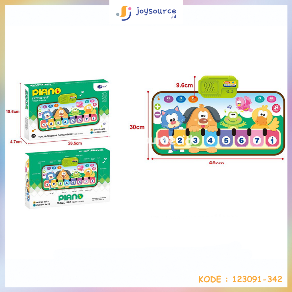 MAINAN BAYI PLAYMAT PIANO / KARPET BAYI / PLAY MAT PIANO MUSIK / PIANO GYM RACK