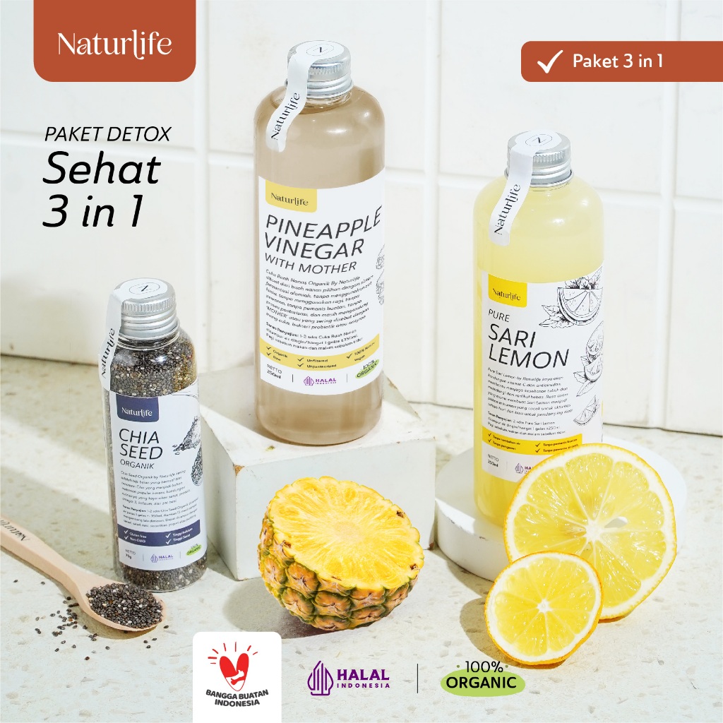 

CUKA NANAS SARI LEMON 250ML CHIA SEED PAKET 3 IN 1 NATURLIFE / SARI LEMON CALIFORNIA / SARI LEMON PURE / AIR LEMON / PINEAPPLE CIDER VINEGAR / CUKA SARI NANAS NUTRIFARM / BRAGG / SARI LEMON DARI BUMI LEMOVITA SARI LEMON GEMELI LEMOVITA NUTRILOGY BEORGANIK