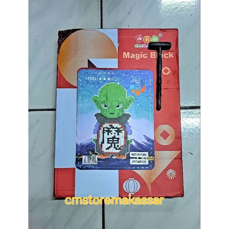 Mainan Balok Susun Anak Lego Ukuran Besar Dragon Ball Piccolo 2174 Pcs Bricks Nano Block Puzzle 3D T