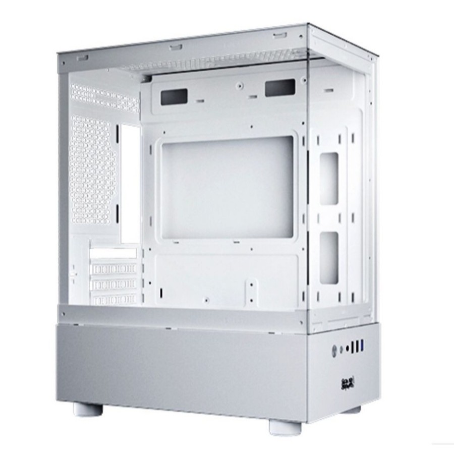 CASING CPU GAMEN GCS100 BLACK/WHITE TANPA FAN