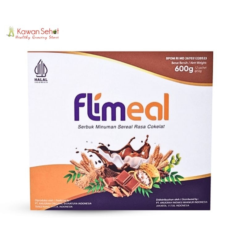 

Flimeal Serbuk Minuman Sereal Rasa Cokelat (Vegan) | Vegan Meal Replacement 600gr