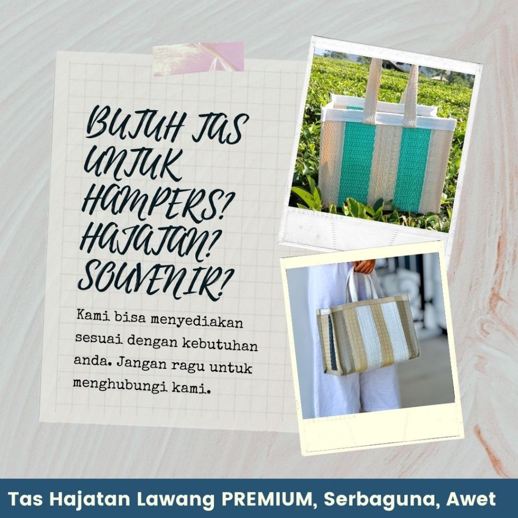 Pengganti Plastik, Tas Tahlilan, Tas Berkat, Tas Sembako, Tas Hajatan Lawang Lebih Ringan, Tas Tahli
