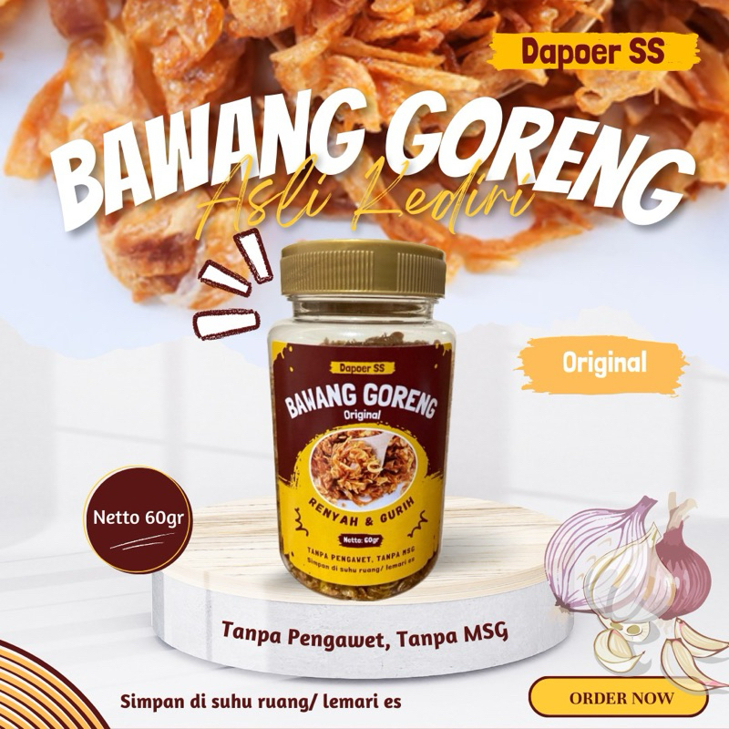 

Bawang goreng kediri 60gr