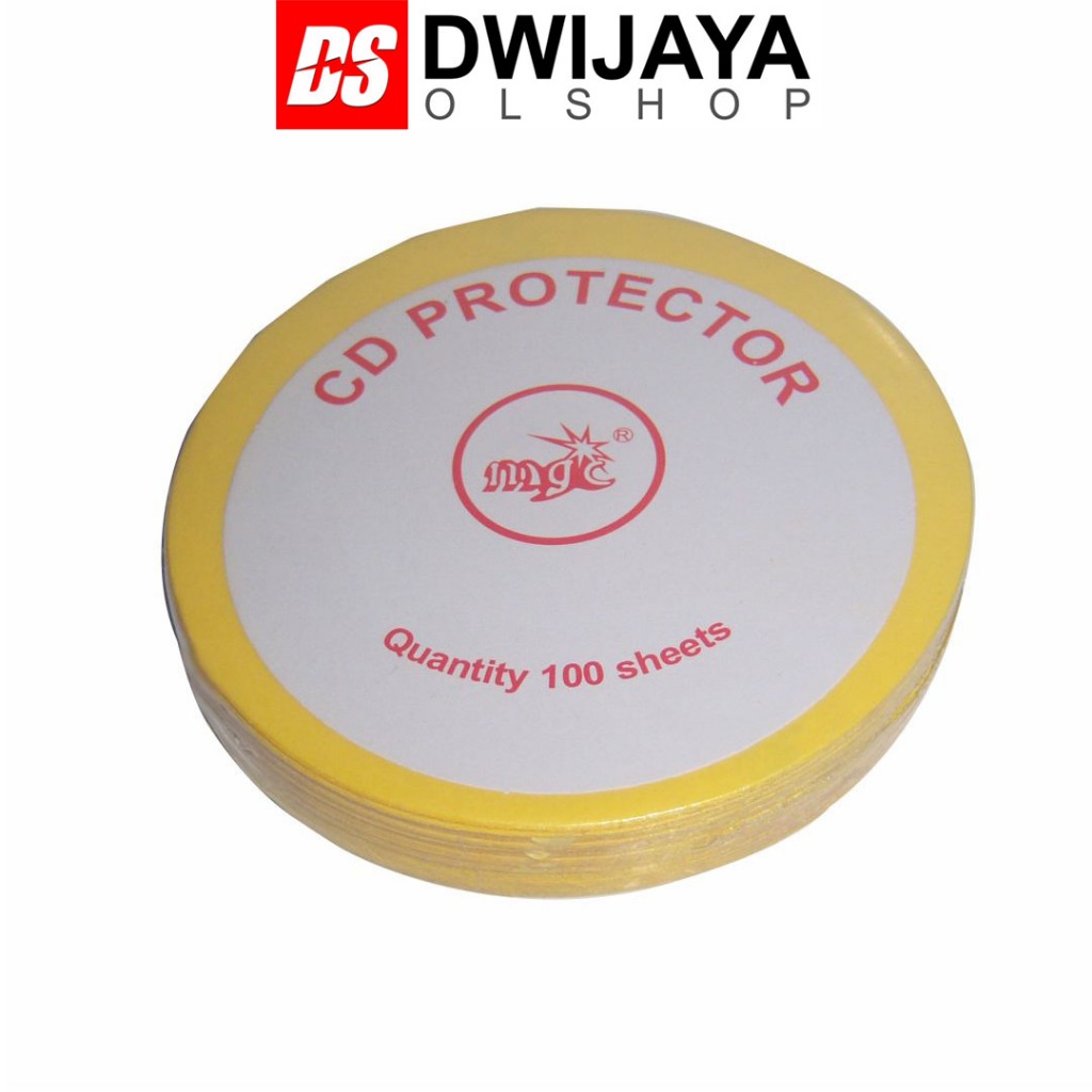 

DWIJAYAOLSHOP - Stiker DVD CD Label Plastik Lubang Kecil Protector Magic Camel isi 100 85