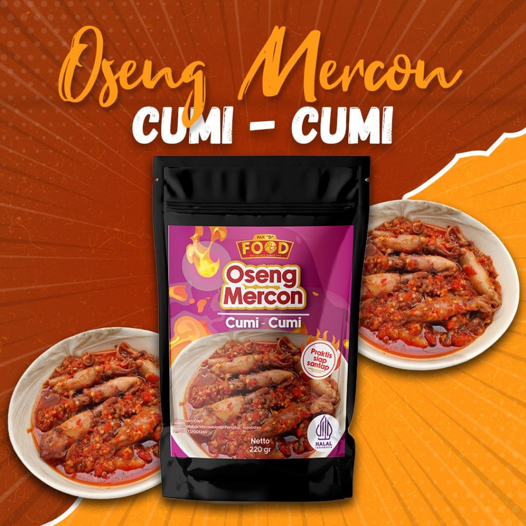 

OSENG MERCON CUMI CUMI PAK D FOOD