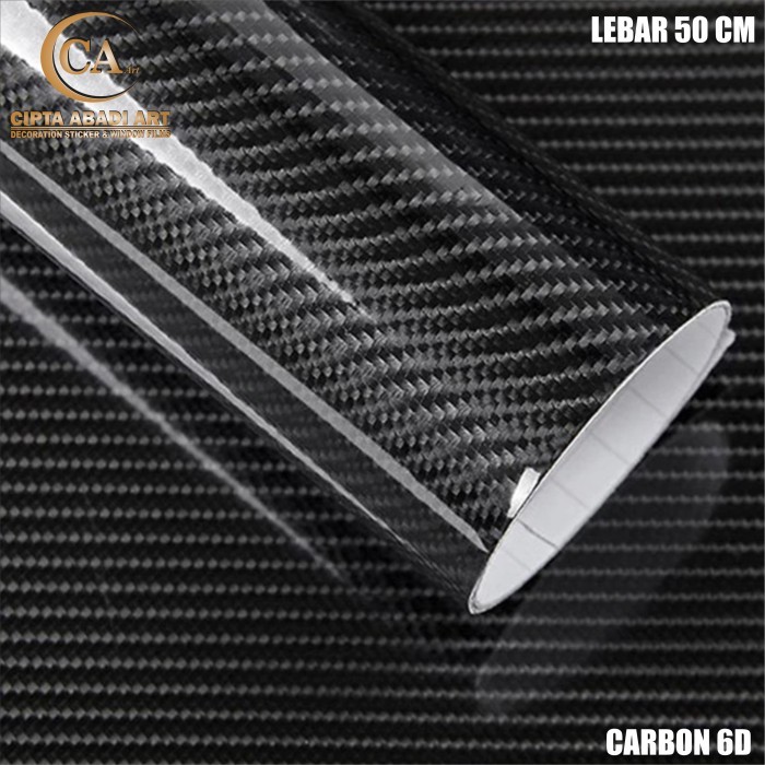sticker skotlet carbon 6D glosy black