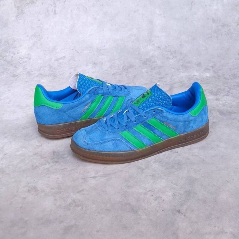ADIDAS GAZELLE INDOOR BLUE GREEN