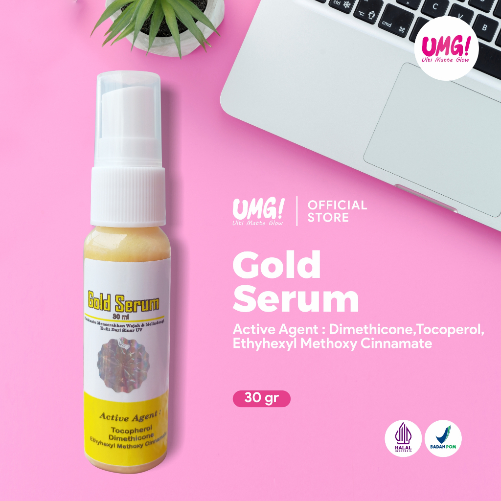 UMG! Ulti Matte Glow (30ml) Serum Gold glowing or Flek Spf (Serum khusus pagi dan sore hari)