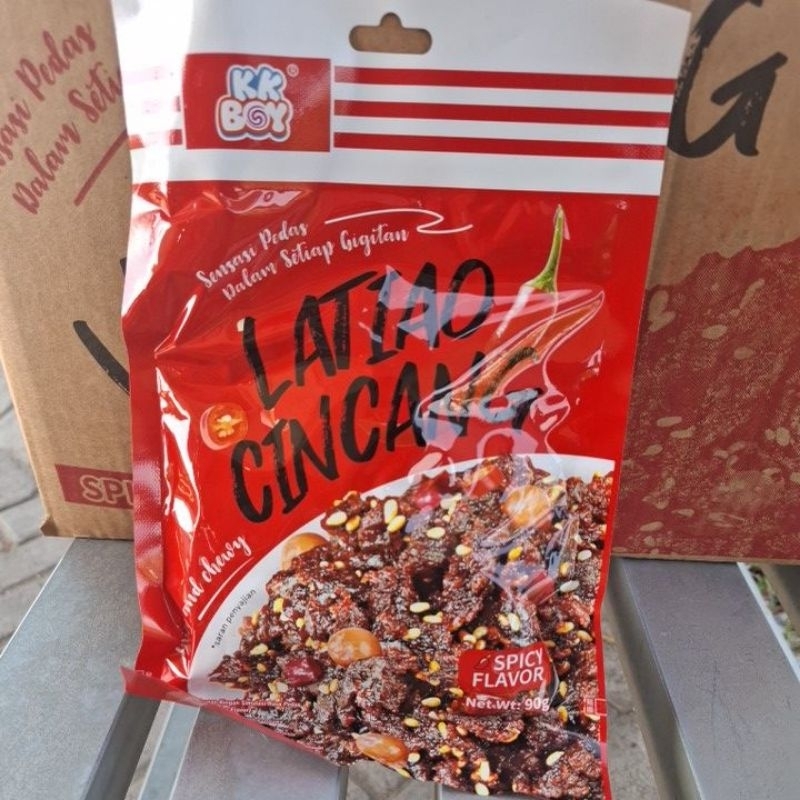 

KKBOY LATIAO CINCANG SPICY FLAVOUR 90GR