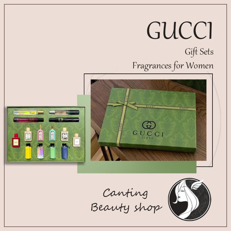 Gucci perfume sample / Gucci Parfum Set 14 Pcs / Gucci Bloom Eau De Parfum Travel Set / Gucci Flora 
