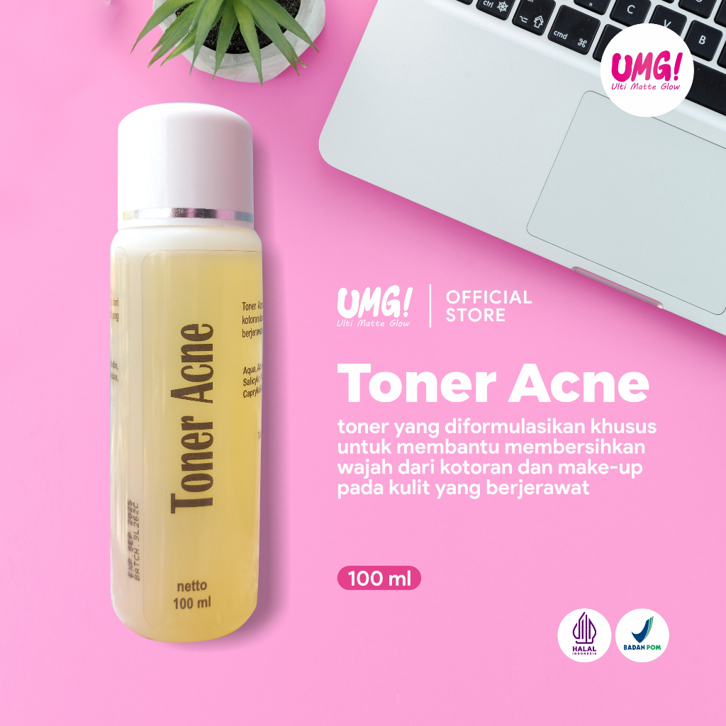 UMG Ulti Matte Glow (100ml) toner acne berjerawat (for acne skin)