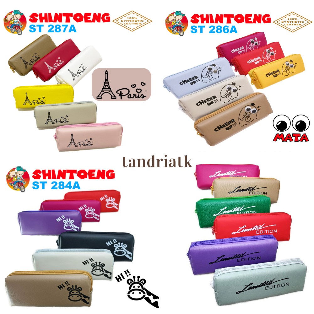 

Tempat Pensil Shin Toeng Eiffel Paris ST 287A / Manik Mata 286A 283A 273A / Limited 279A / Korea 262A / Jerapah 284A