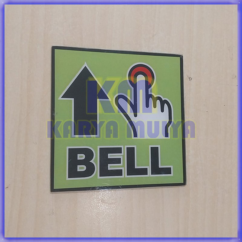 

Papan Tanda Bell Papan Bell Akrilik - Penunjuk Bell Merah, Hijau, Orange, Kuning - Karya Mulya