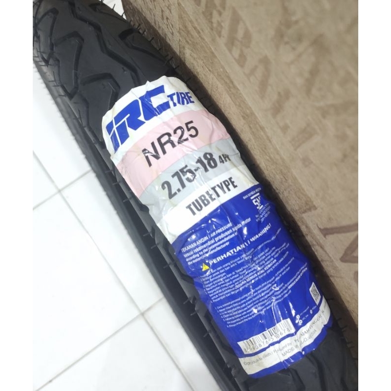 Ban Luar IRC 275 18 NR 25 NR25 Tubetype