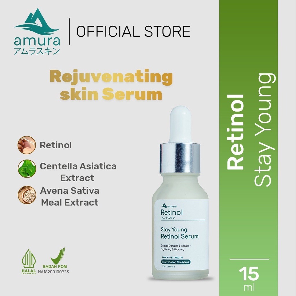 Amura Retinol Serum - Atasi Flek Hitam & Kerutan