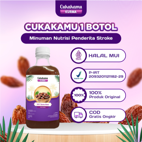 

CUKAKAMU Cuka Kurma Murni - Minuman Nutrisi Penderita Stroke