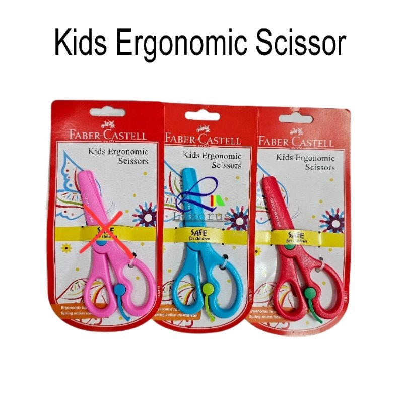 

Gunting Anak Faber Castell Kids Ergonomic Scissors