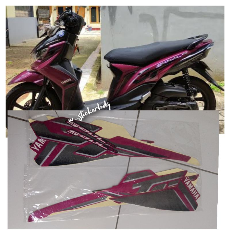 Striping Lis Yamaha Soul GT 2013 Ungu