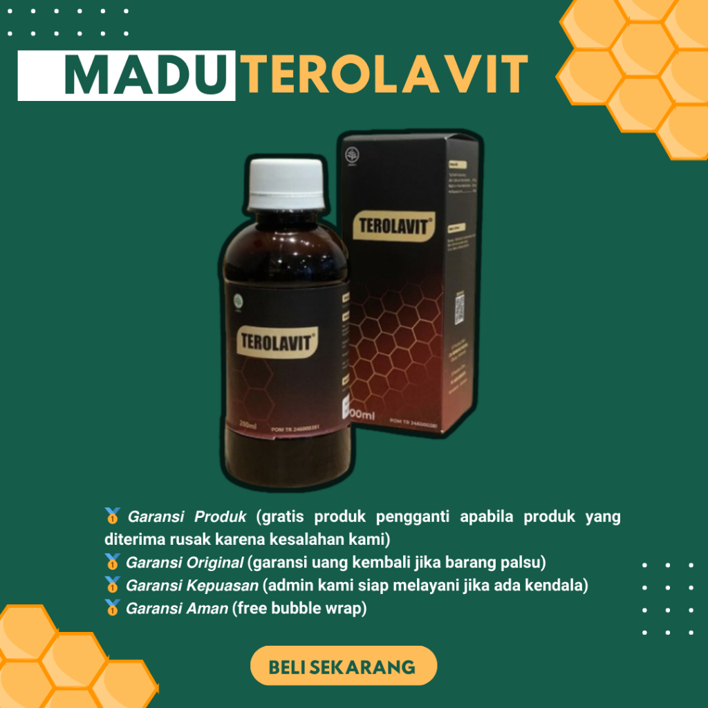 

READY STOK Madu Terolavit - Madu Asli Untuk Mengatasi Masalah Kesehatan