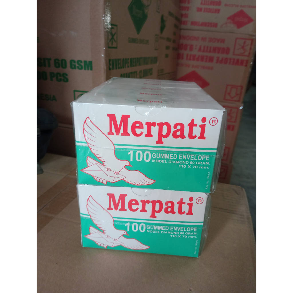 

Amplop Merpati Hijau Kecil 60 gr ( 110 x 70 mm )