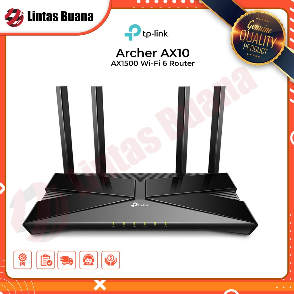 Tp-link Archer AX10 AX1500 WIFI 6 Wireless Router Tplink AX 10 AX 1500