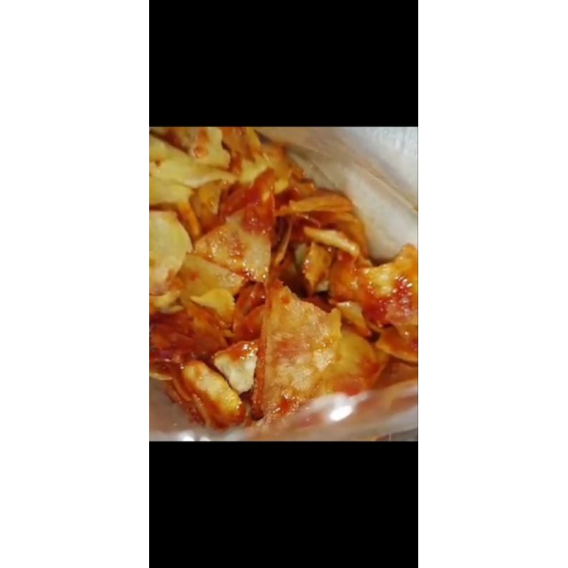 

keripik ubi pedas