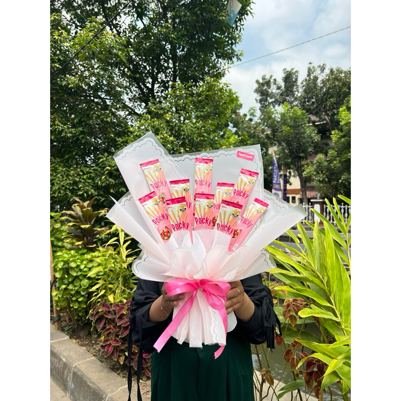 

[READY] Buket POCKY Murah / Buket Snack Jogja / Buket Wisuda / Buket Jogja Murah