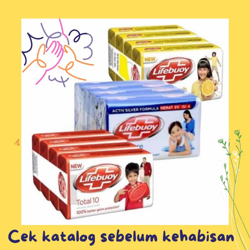 SABUN BATANG LIFEBUOY 60GR/100GR
