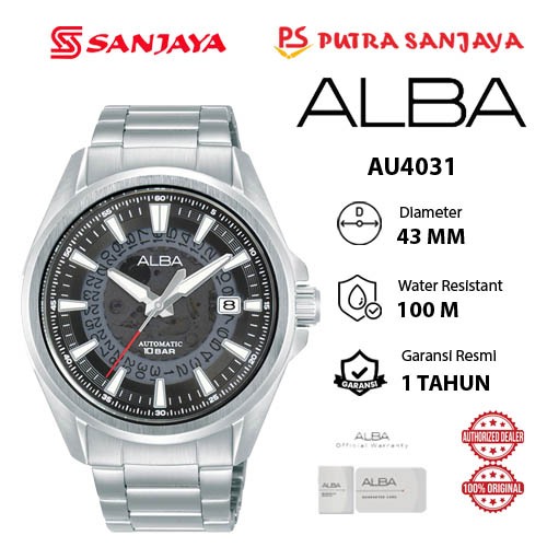 Jam Tangan Pria ALBA AU4027 / AU4027X1 // AU4029 / AU4029X1 // AU4031 / AU4031X1 // AU4033 / AU4033X