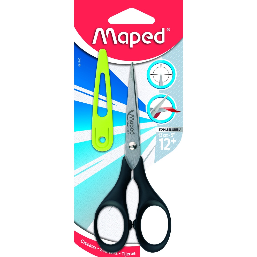 

Maped Gunting Ujung Lancip Pointed dengan Tutup Cap 13 cm KODE O7M3