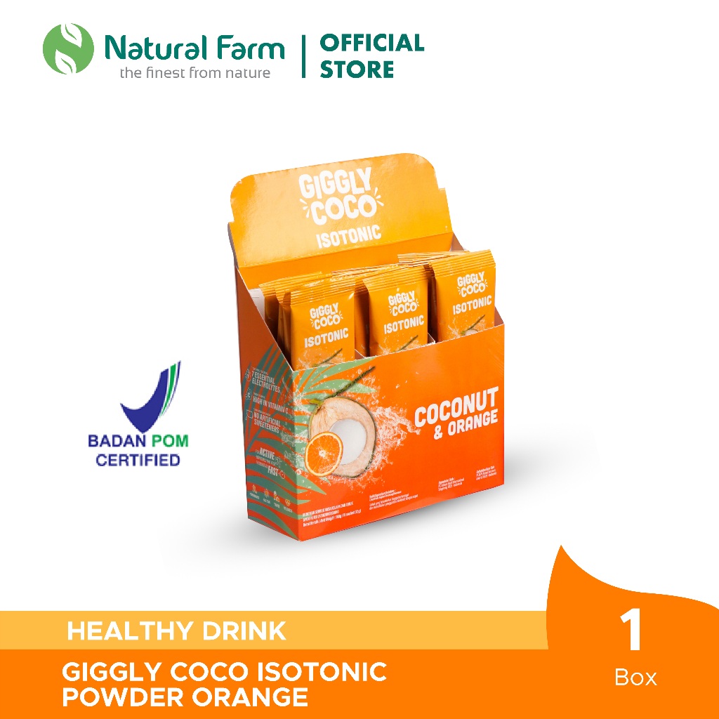

Giggly Coco Isotonic Coconut & Orange - Box