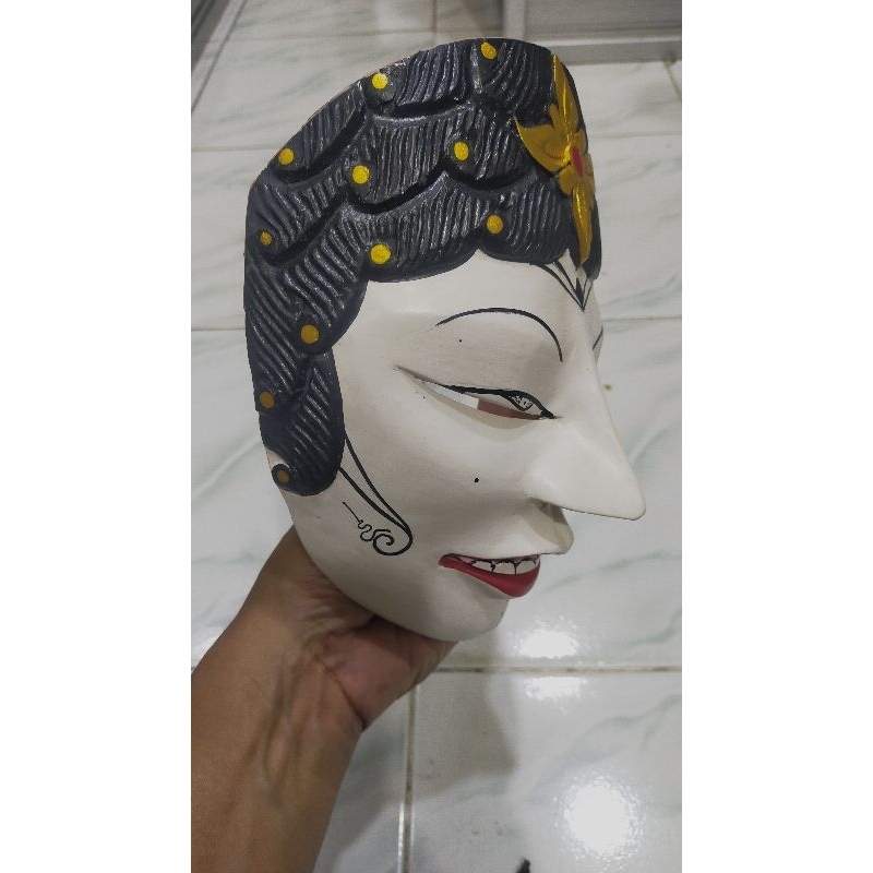 topeng kayu topeng sakura