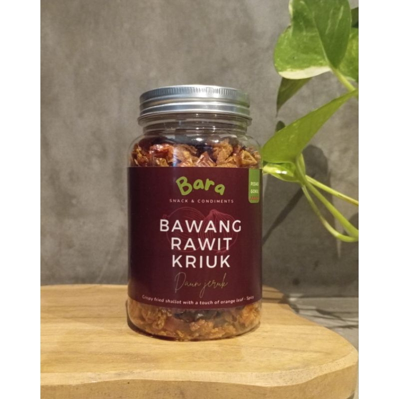 

BARA BAWANG GORENG RAWIT KRIUK DAUN JERUK - PEDAS GOKIL