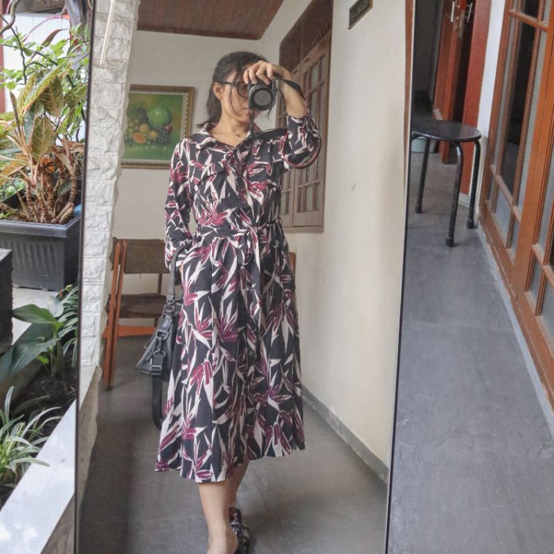 thrift dress kemeja oversize/dress oversize