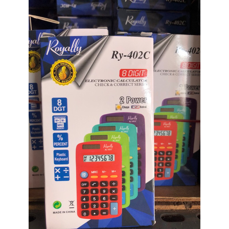 

Kalkulator Royally 402 C Warna
